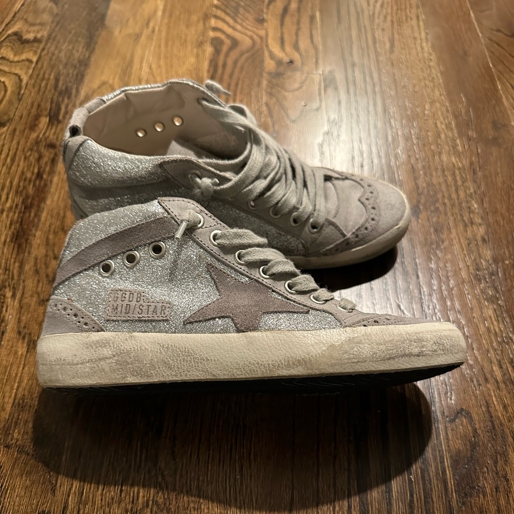 Golden Goose — Mid Star Sneakers — Brand New, Worn Once — Size 35